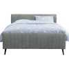 Leen Bakker Bed Lieke - grijs/groen - 180x200 cm