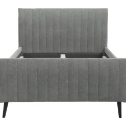 Leen Bakker Bed Lieke - grijs/groen - 120x200 cm