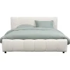 2-Persoons Bedden|Twijfelaars-Leen Bakker Bed Maudy - ecru - 140x200 cm
