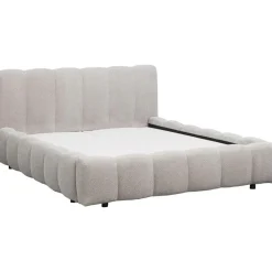 2-Persoons Bedden-Leen Bakker Bed Maudy met opbergruimte - lichtgrijs - 180x200 cm