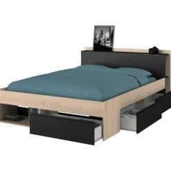 Parisot Bed Most 160x200cm - eik/zwart