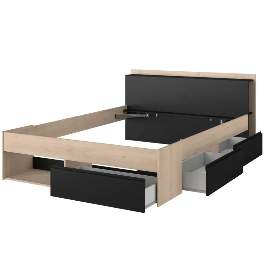 Parisot Bed Most 160x200cm - eik/zwart