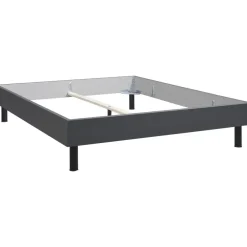 2-Persoons Bedden-Leen Bakker Bed Nova - grafietkleur - 180x200 cm