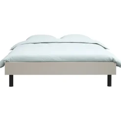 2-Persoons Bedden-Leen Bakker Bed Nova - kiezelkleur - 160x200 cm