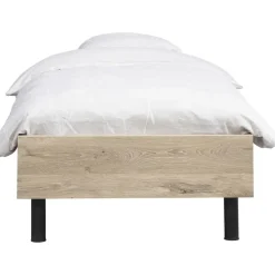 Leen Bakker Bed Nova Comfort - eikenkleur - 90x200 cm