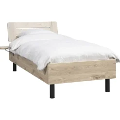 Leen Bakker Bed Nova Comfort - eikenkleur - 90x200 cm