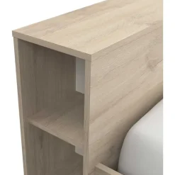 2-Persoons Bedden-CBA Bed Polly 160 x 200 cm-Kronberg eik