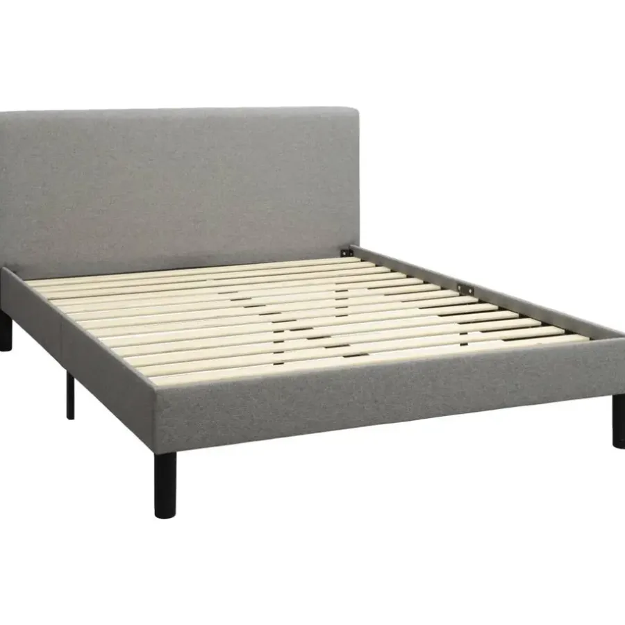 Leen Bakker Bed Stijn - grijs - 160x200 cm