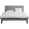 2-Persoons Bedden|Twijfelaars-Leen Bakker Bed Stijn - grijs - 140x200 cm