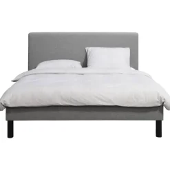2-Persoons Bedden|Twijfelaars-Leen Bakker Bed Stijn - grijs - 140x200 cm