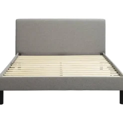 2-Persoons Bedden|Twijfelaars-Leen Bakker Bed Stijn - grijs - 140x200 cm