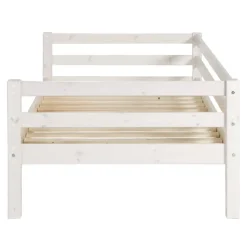 1-Persoons Bedden-Leen Bakker Bed Ties - whitewash - 90x200 cm
