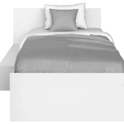 1-Persoons Bedden-Leen Bakker Bed Timo - wit - 90x200 cm