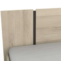 CBA Bed Waylon 160 x 200 cm-Kronberg eik/Waterford eik