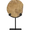 Beelden-Leen Bakker Beeld Nomad - zwart/naturel - 31x17x8 cm