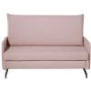 Beliani BELFAST - Slaapbank - Roze - Polyester