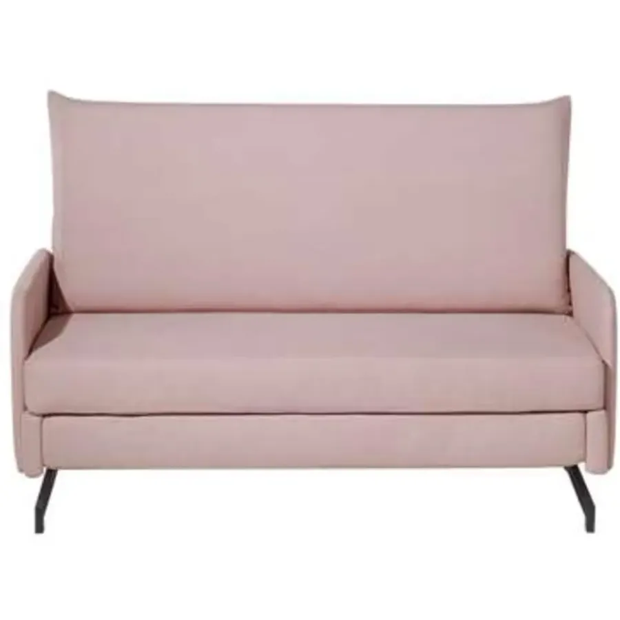 Beliani BELFAST - Slaapbank - Roze - Polyester