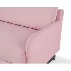 Beliani BELFAST - Slaapbank - Roze - Polyester
