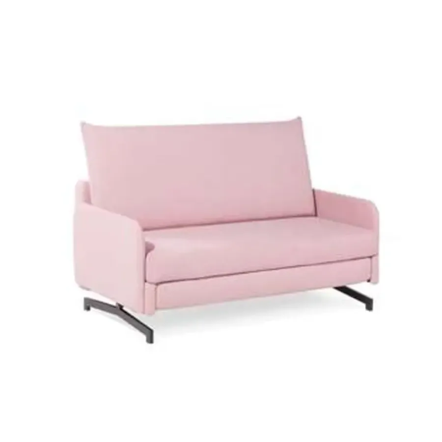 Beliani BELFAST - Slaapbank - Roze - Polyester
