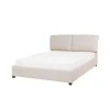 Beliani BELFORT - Tweepersoonsbed - Beige - 140 x 200 cm - Polyester