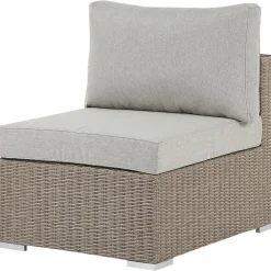 Beliani Loungeset CONTARE - Grijs - 6-delig