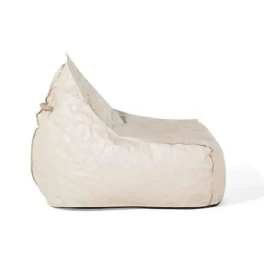Beliani Zitzak DROP - Beige synthetisch materiaal