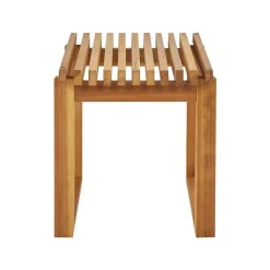 Tuintafels-Beliani BELLANO - Bijzettafel - Lichthout - Acaciahout