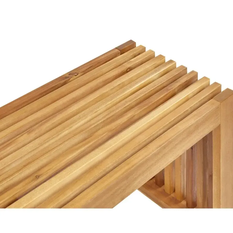 Tuinbanken-Beliani BELLANO - Tuinbank - Lichthout - Acaciahout