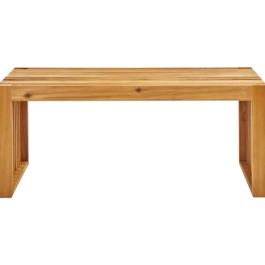 Tuinsets-Beliani BELLANO - Tuinset 4-zits - Lichthout - Acaciahout