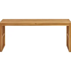 Beliani BELLANO - Tuintafel - Lichthout - Acaciahout
