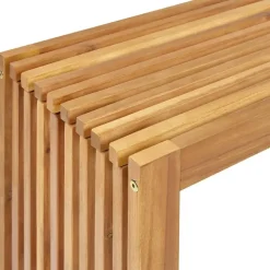Beliani BELLANO - Tuintafel - Lichthout - Acaciahout