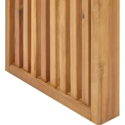 Beliani BELLANO - Tuintafel - Lichthout - Acaciahout