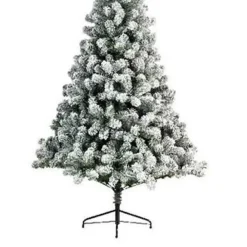 Bellatio Decorations Imperial Pine kerstboom - besneeuwd - H150 cm - D97 cm