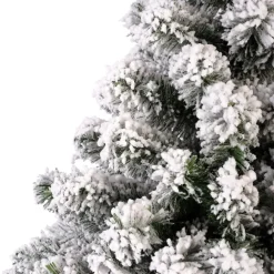 Bellatio Decorations Imperial Pine kerstboom - besneeuwd - H150 cm - D97 cm