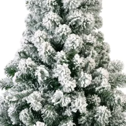 Bellatio Decorations Imperial Pine kerstboom - besneeuwd - H150 cm - D97 cm