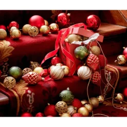 Kerstballen-Bellatio Decorations Kerstballen - 37x - kunststof - goud - 6cm