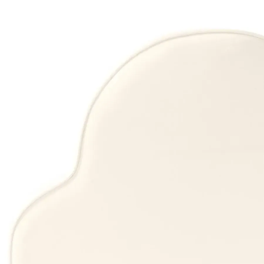 Beliani BELLEVUE - Eenpersoonsbed - Lichtbeige - 90 x 200 cm - Fluweel