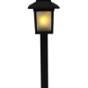 Ben Tools Prikspot - solar tuinverlichting - vlameffect - 34 cm