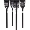 Buitenverlichting|Prikspots-Benson Tuinfakkels - 4x stuks - solar - vlameffect - 41 cm