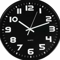 Benson Wandklok - zwart - D30 cm - modern design - stijlvol