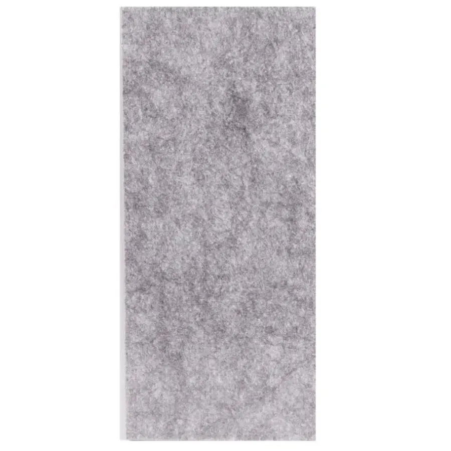 Vloerbescherming-Benson Zelfklevend antikrasvilt - knipbaar - 20 x 9 cm - grijs