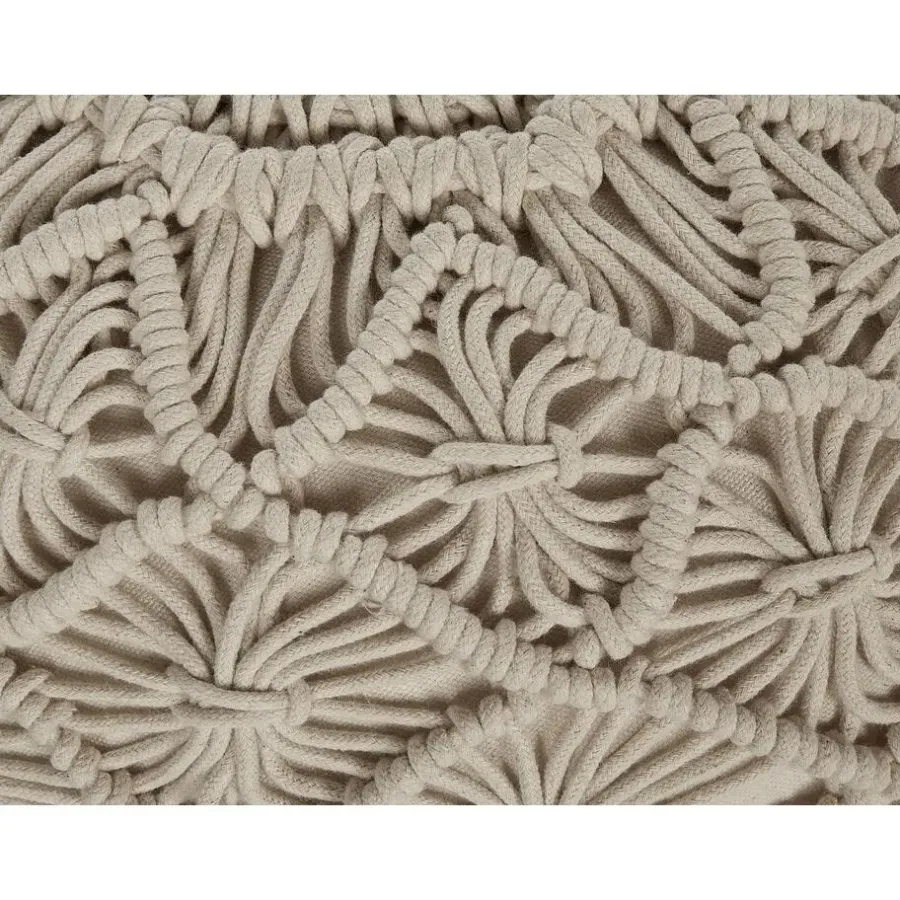 Poefen-Beliani BERKANE - Poef - Beige - Katoen