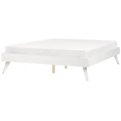 Twijfelaars-Beliani BERRIC - Tweepersoonsbed - Wit - 140 x 200 cm - MDF