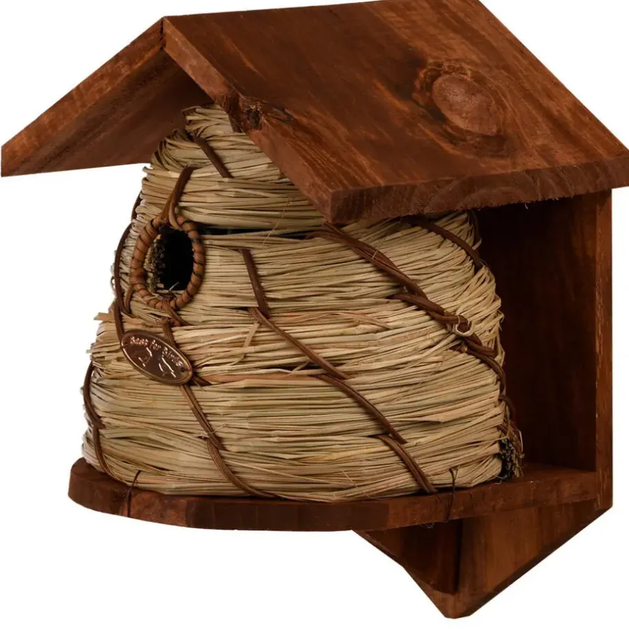 Tuindecoratie-Best for Birds Vogelhuisje - bijenkorf nestkastje - 25 cm