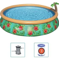 Zwembaden En Accessoires-Bestway - Opblaasbaar Zwembad - PVC