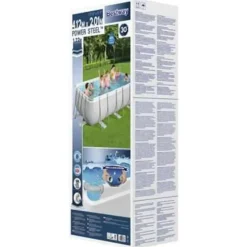 Zwembaden En Accessoires-Bestway - Zwembad - Staal - 412 x 201 x 122 cm