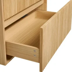 Wastafelkasten-Leen Bakker BEXTI - Badkamermeubel - Lichtbruin - 60 x 52 cm - Hout