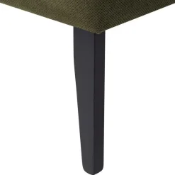 Beliani BIARRITZ - Chaise longue - Olijfgroen - Rechtszijdig - Polyester