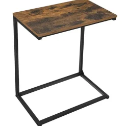 Bijzettafels-Merkloos Bijzettafel - industriële look - 55x66x35 cm - vintage bruin
