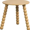 Bijzettafels-Leen Bakker Bijzettafel Avila - bruin - 40xØ40 cm